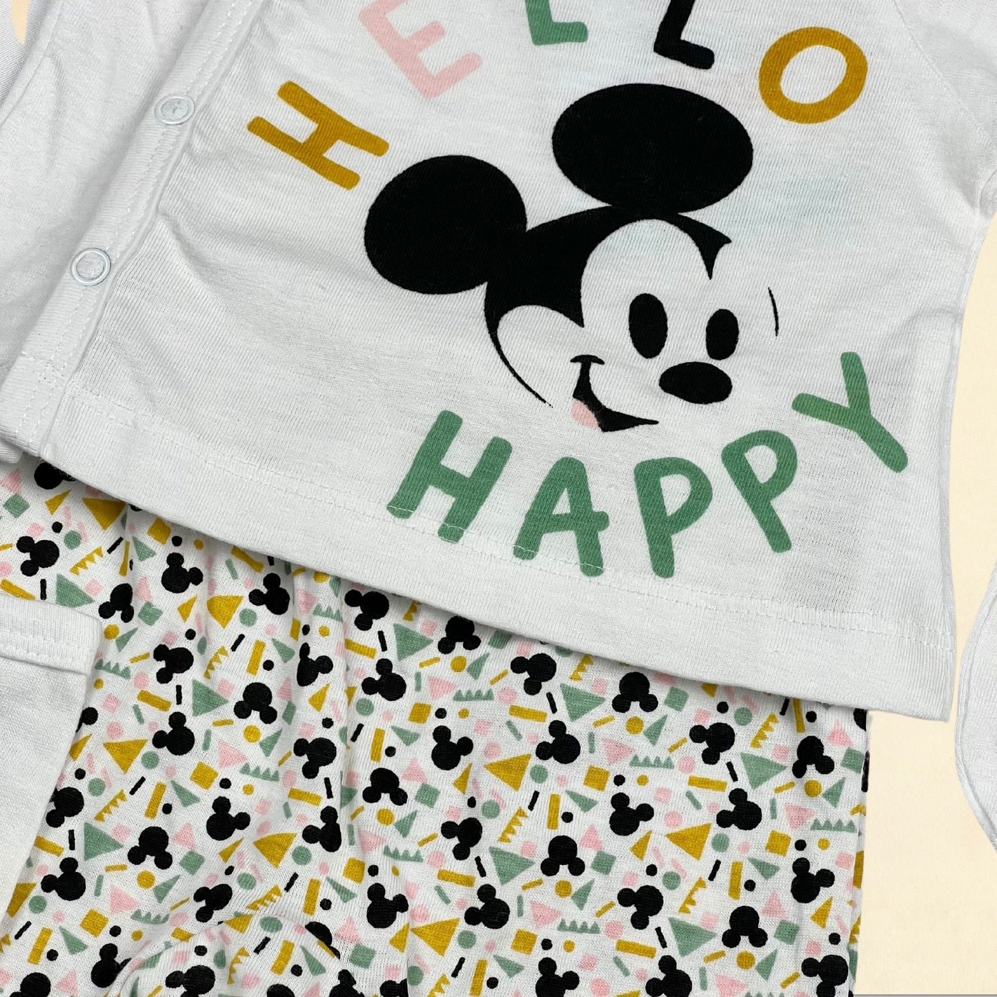 Pack 5 pièces de Mickey Mouse – Blanc