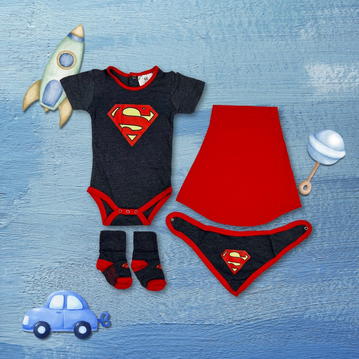 Conjunto Superman – Azul