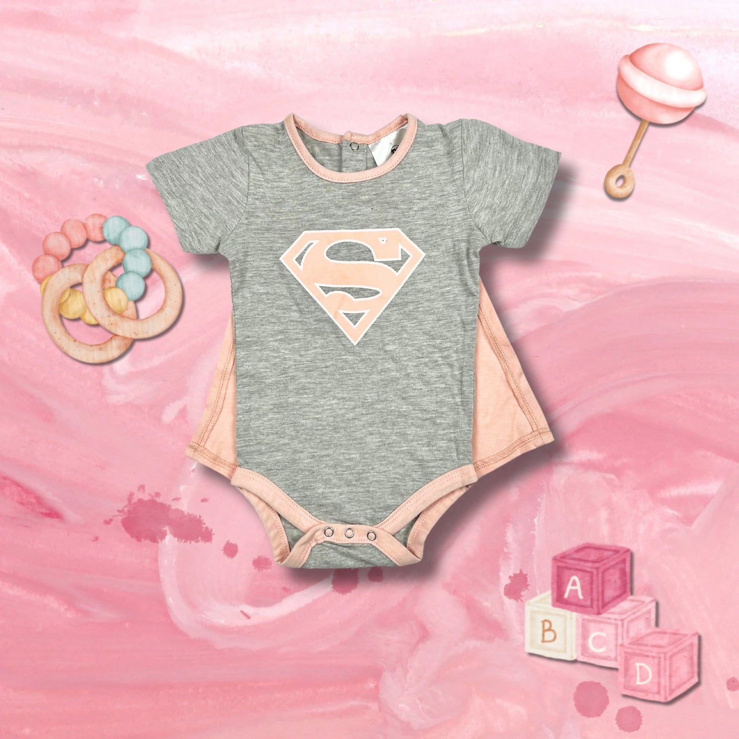 Conjunto Supergirl – Gris